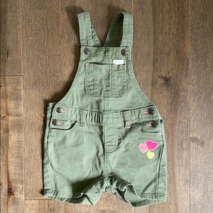Lee short overalls size 2T